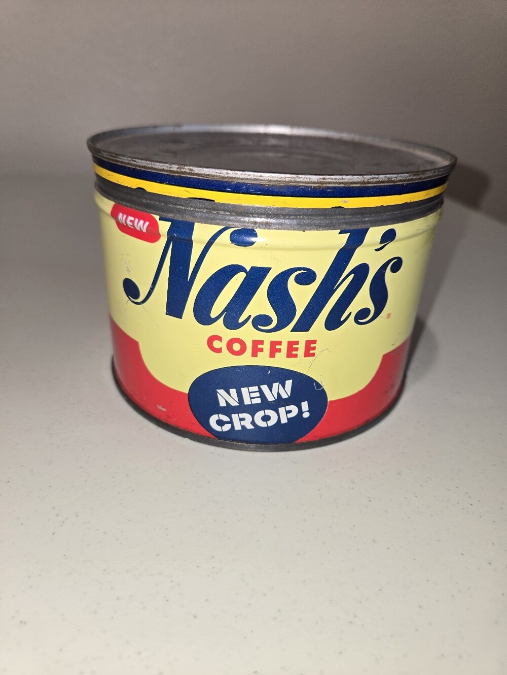 Vintage Nash's Coffee tin Canister